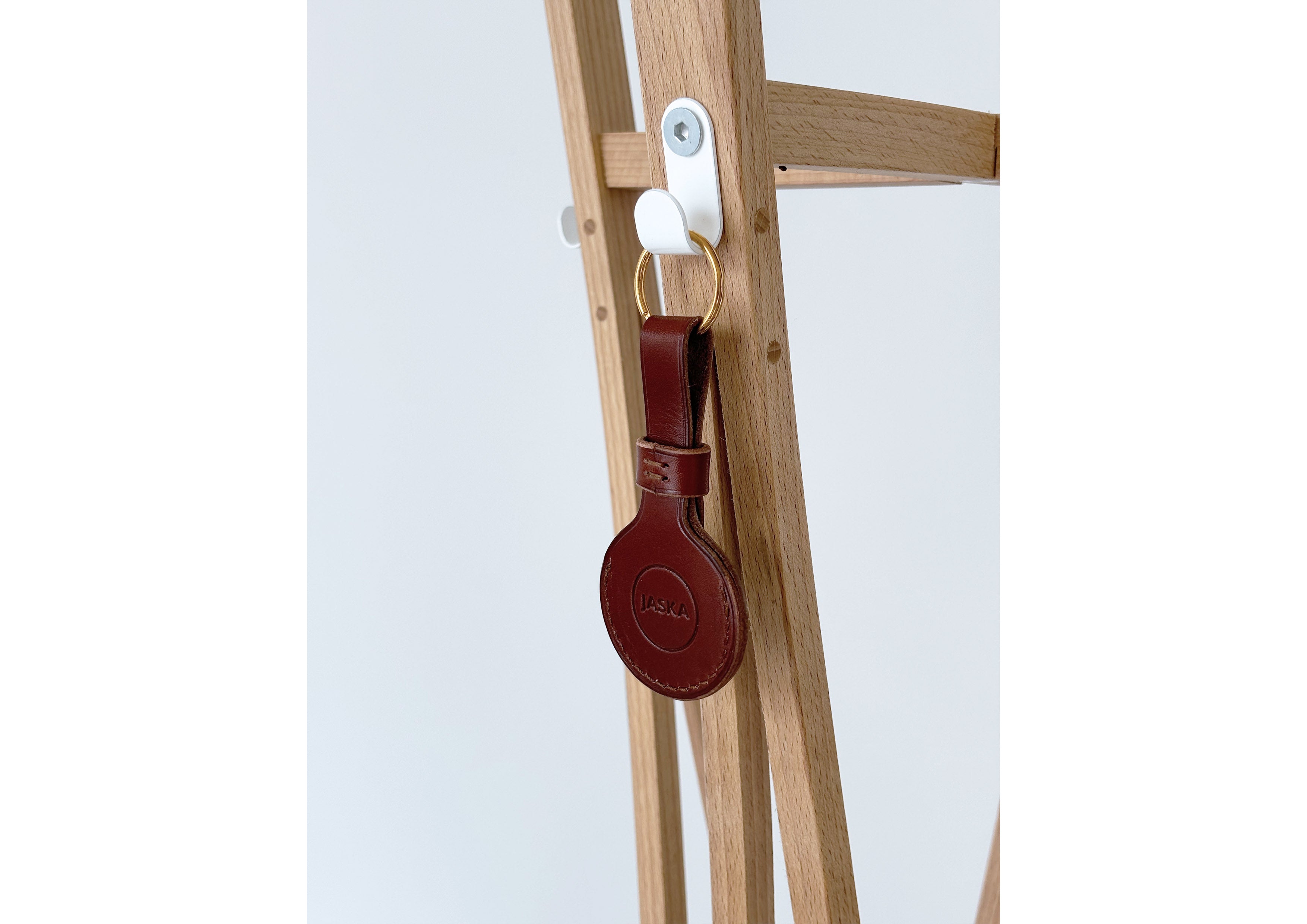 Jaska Airtag Tracker Leder-Etui LOGG