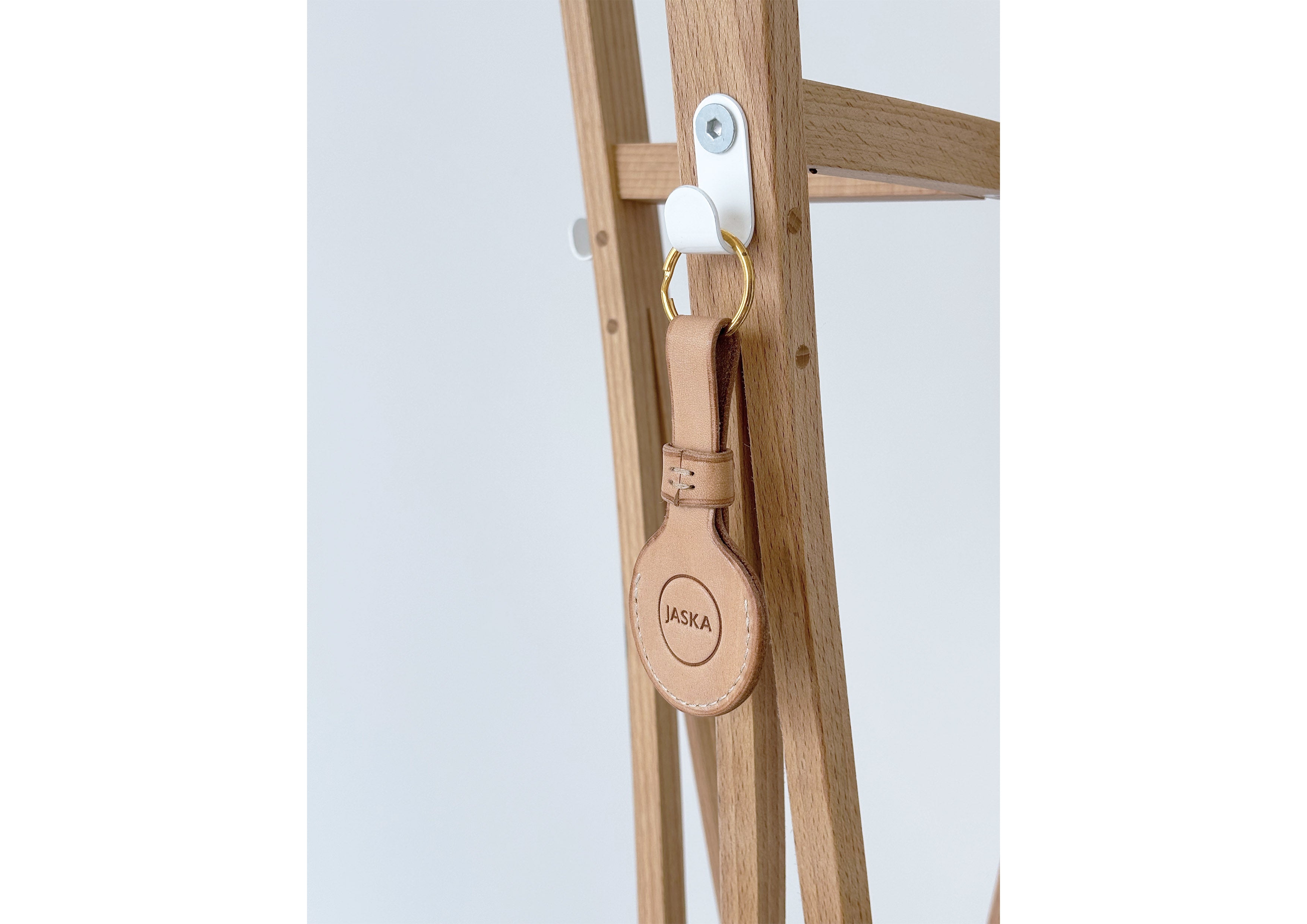 Jaska Airtag Tracker Leder-Etui LOGG