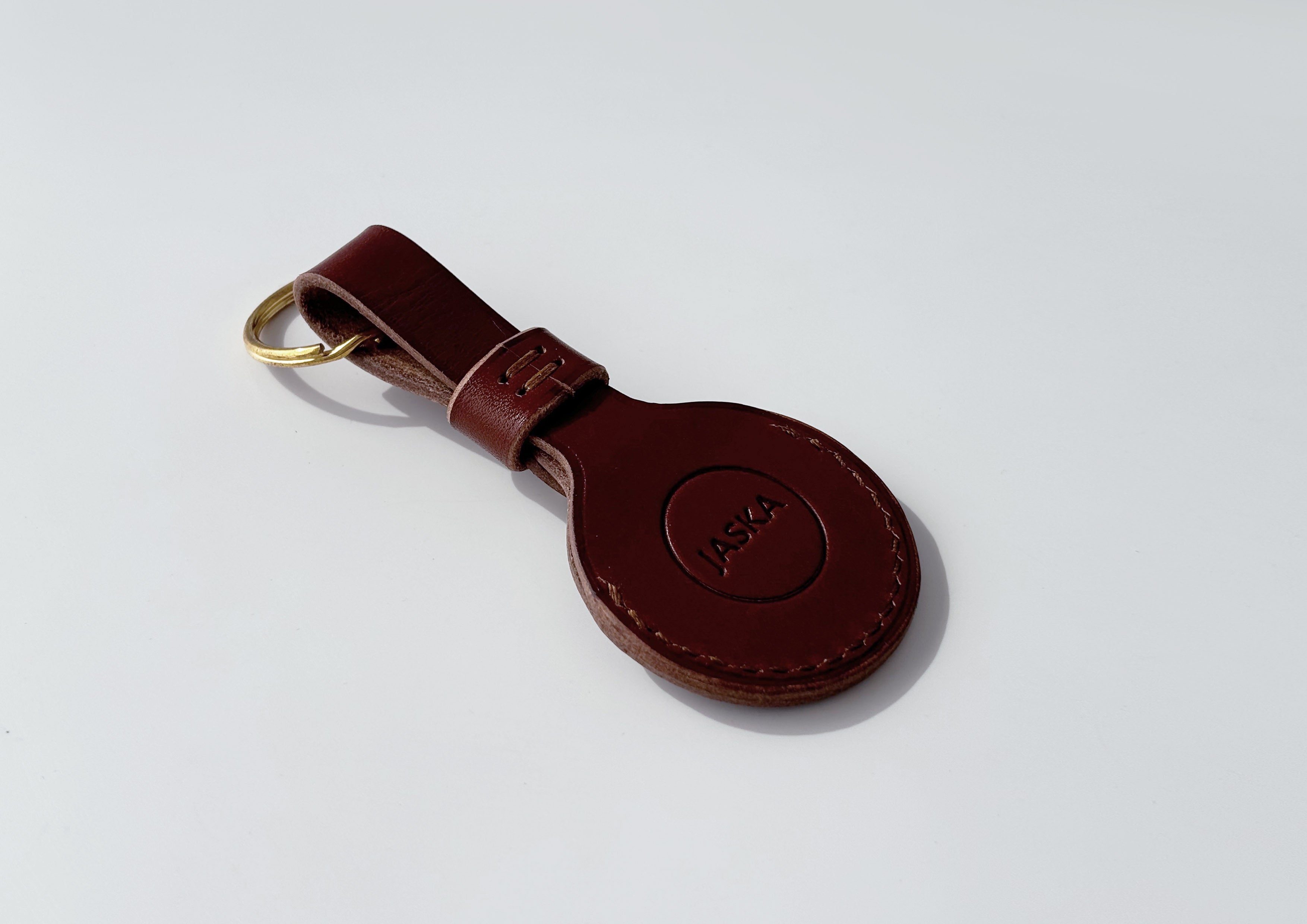 Jaska Airtag Tracker Leder-Etui LOGG