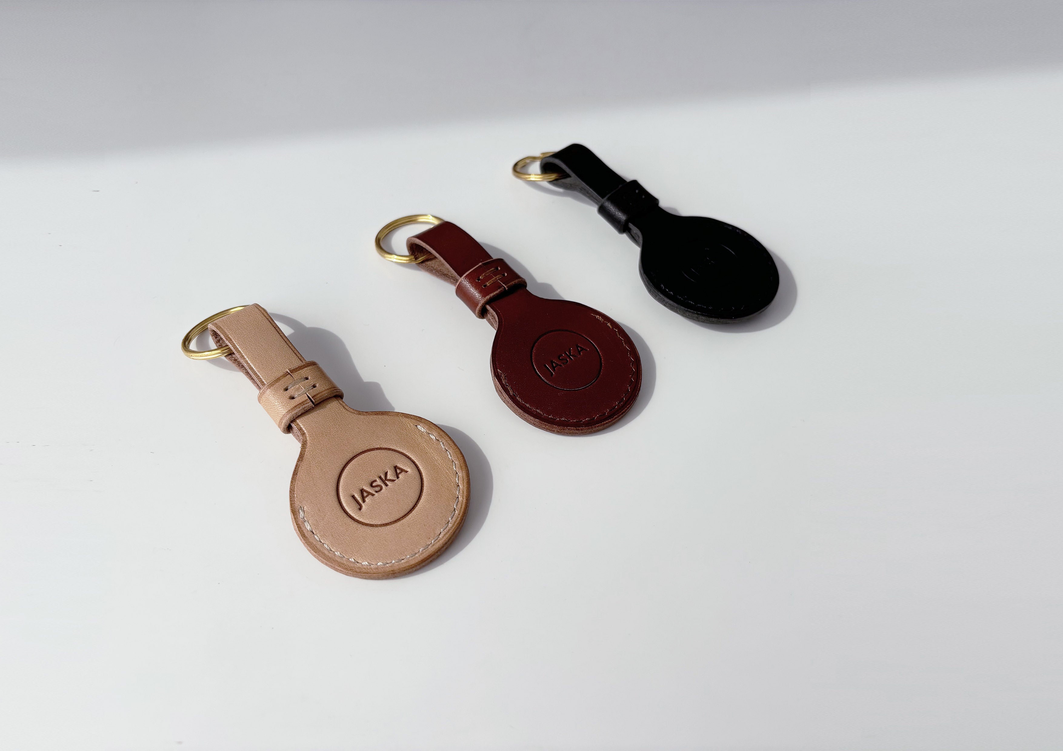 Jaska Airtag Tracker Leder-Etui LOGG