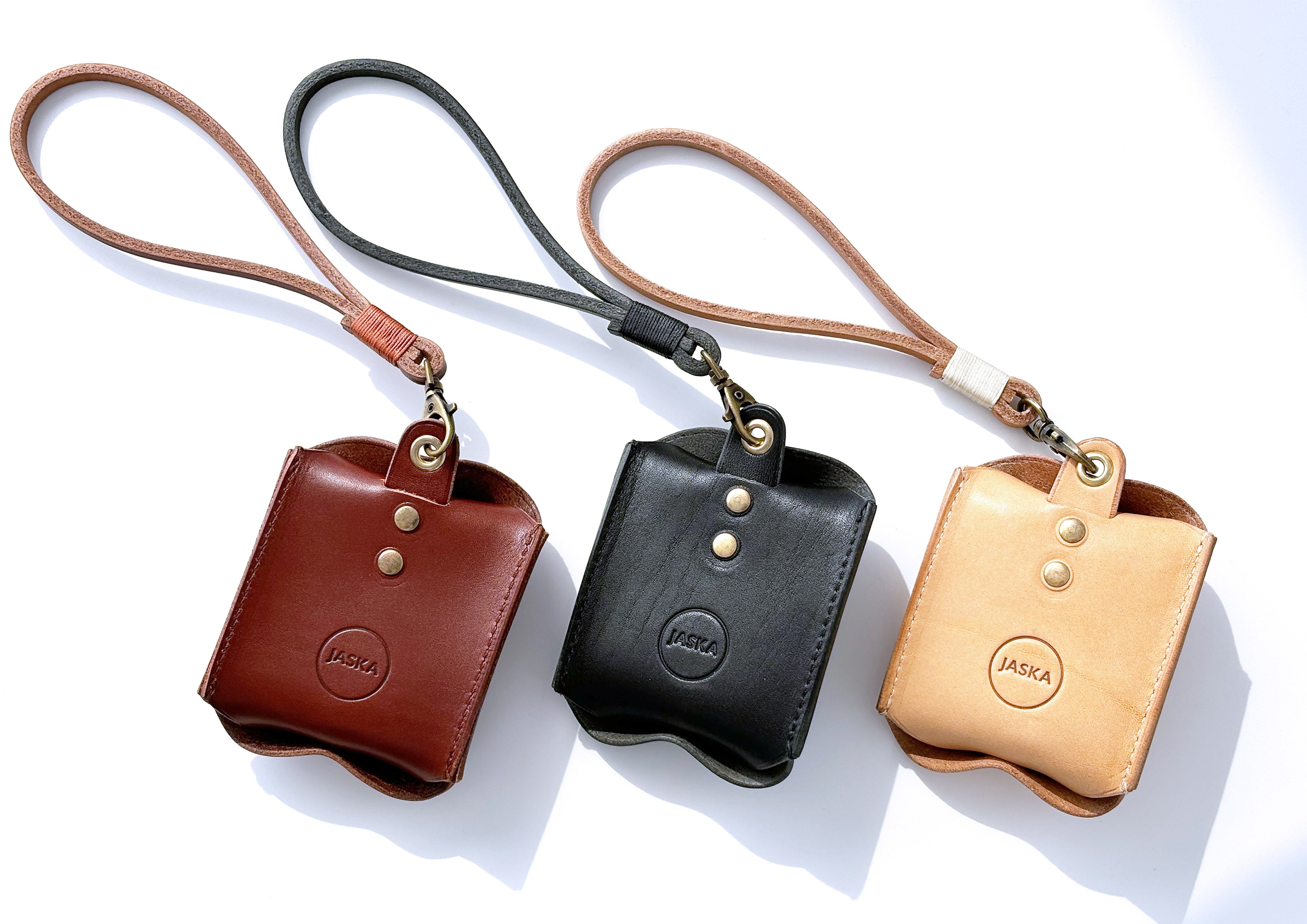 Jaska Kotbeutelspender aus Leder BURY