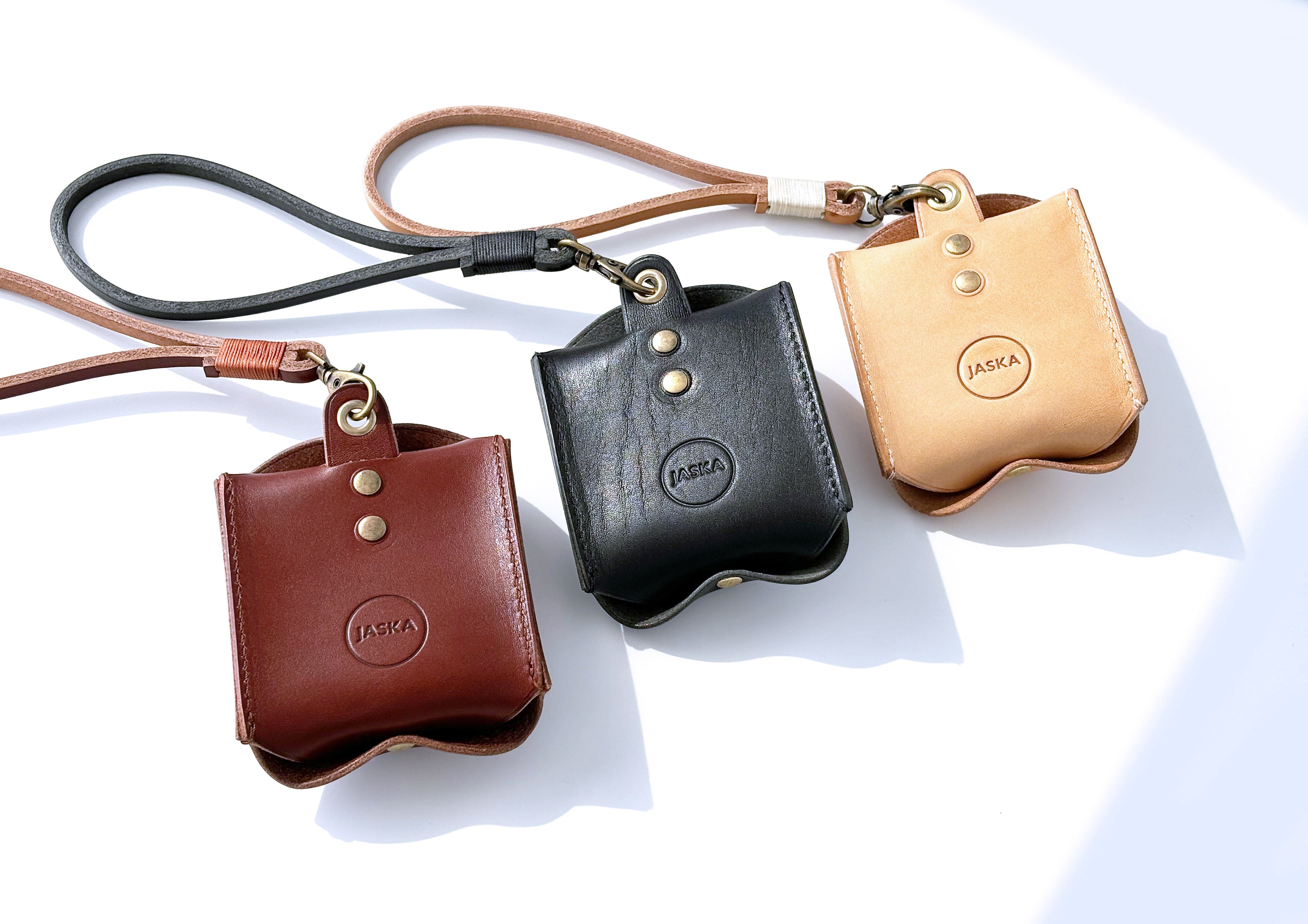 Jaska Kotbeutelspender aus Leder BURY