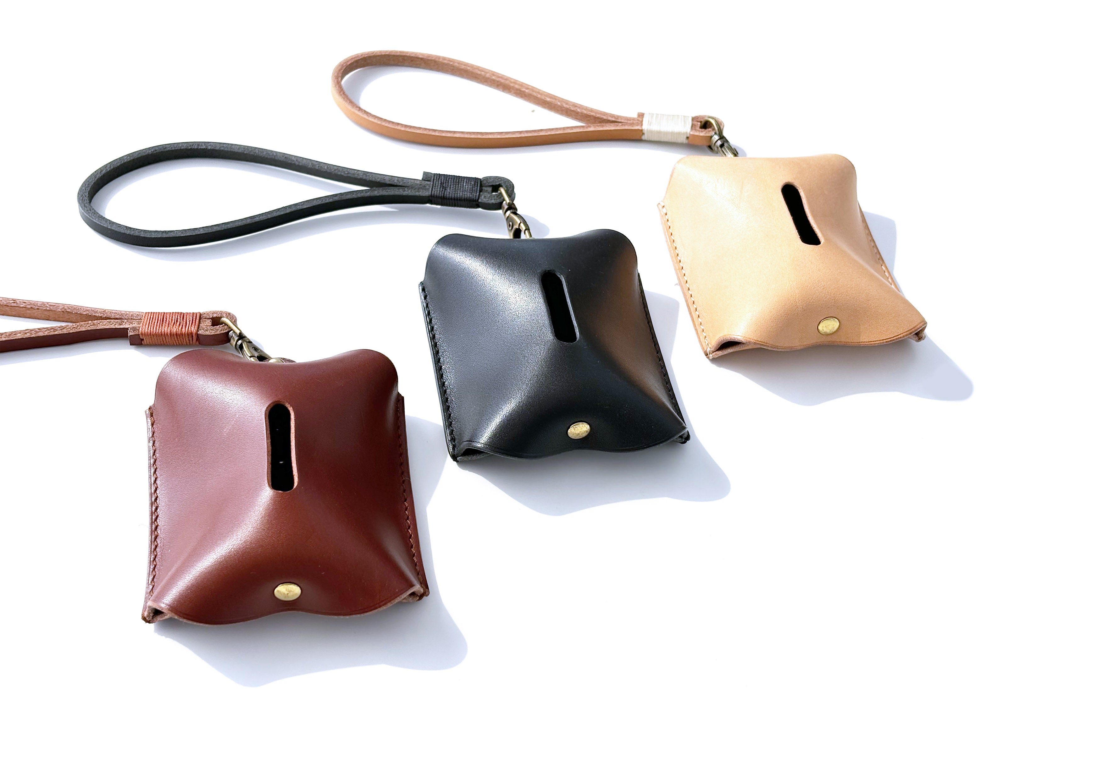 Jaska Kotbeutelspender aus Leder BURY