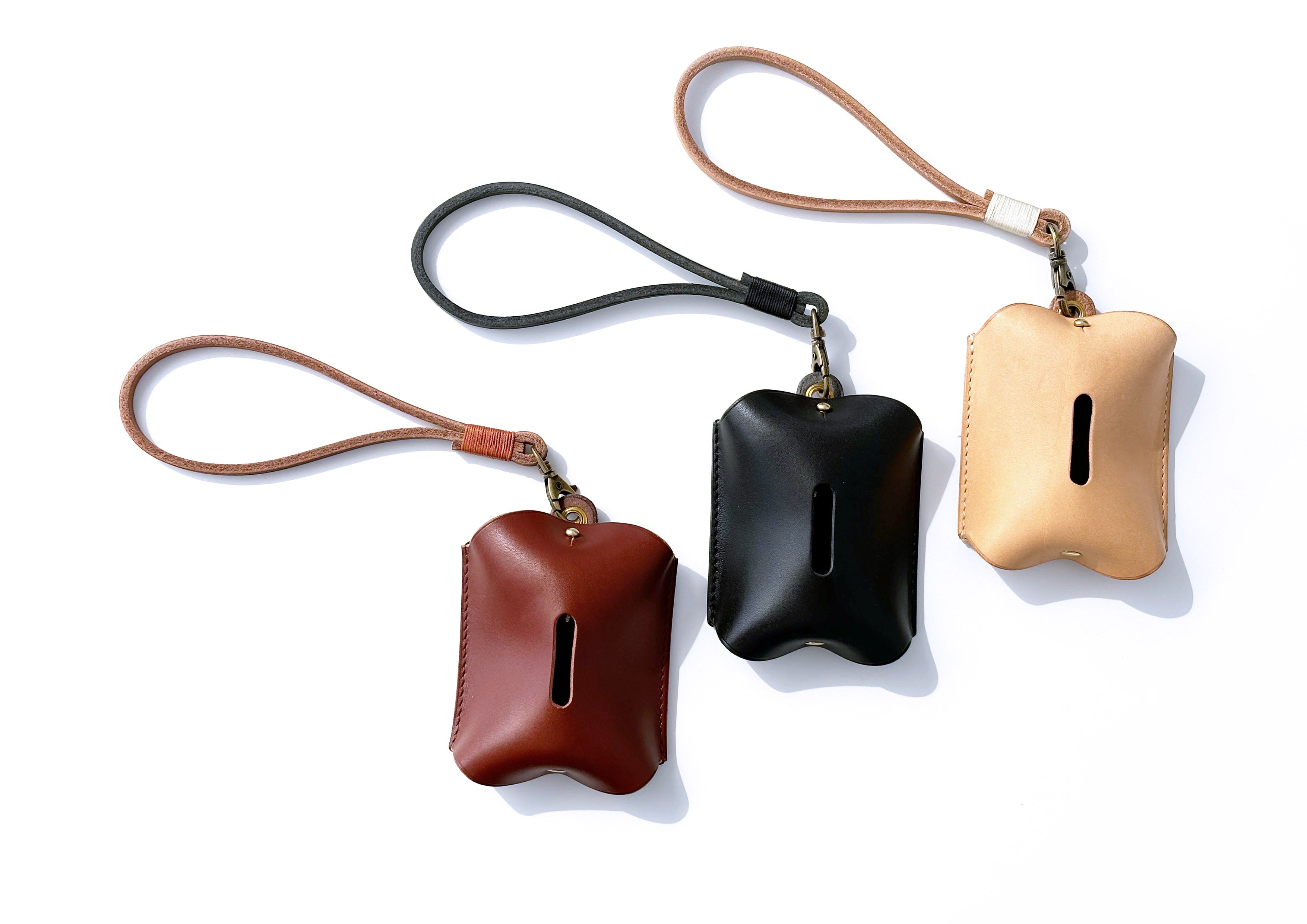 Jaska Kotbeutelspender aus Leder BURY