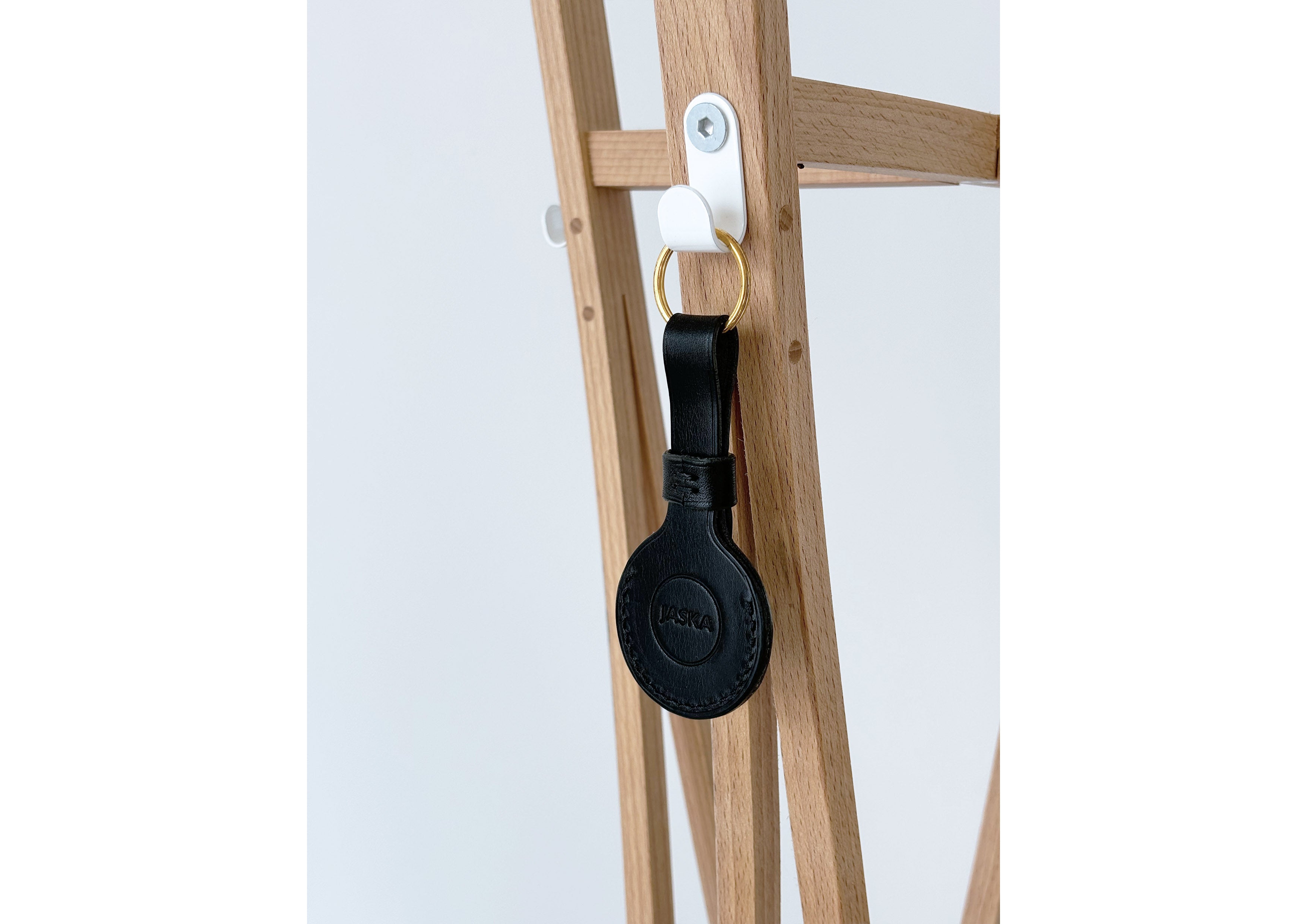 Jaska Airtag Tracker Leder-Etui LOGG